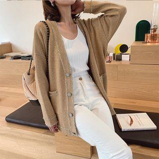 Glitter Trim Cardigan