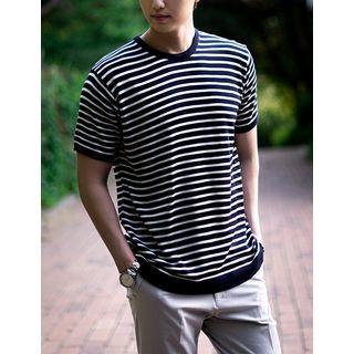 Striped Summer Knit T-shirt