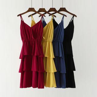 Straapy Tiered A-line Dress