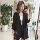 Polka-dot Boxy-fit Blazer