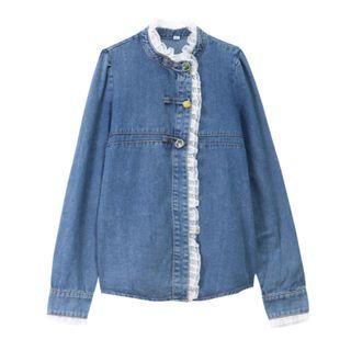 Washed Denim Button Jacket (various Designs)
