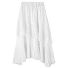High-waist Layer Midi Skirt