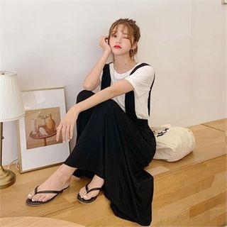 Set: T-shirt + Suspender Long Skirt