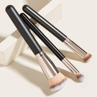 Set Of 3: Makeup Brush Set Of 3 - Gg060802 - Black - One Size