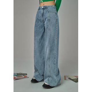 [no One Else] Two-way Wide-leg Jeans
