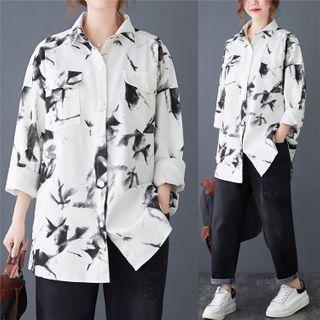 Tie-dyed Shirt White - One Size