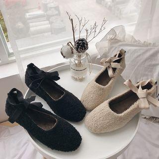 Ankle-tie Flats