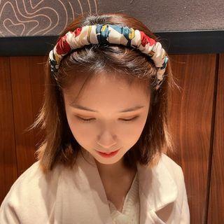 Print Shirred Headband