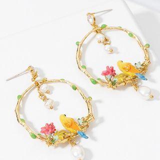 Bird Earring Gold - One Size
