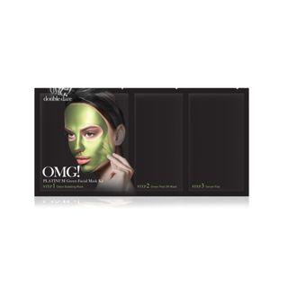 Double Dare - Omg! Platinum Facial Mask Kit - 4 Types Green