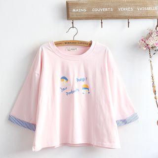 Print Short-sleeve T-shirt / Shorts / Set