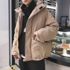 Loose-fit Hooded Padded Coat