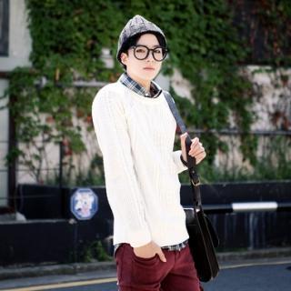 Cable-knit Pullover