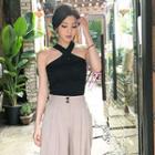 High-rise Wide-leg Pants