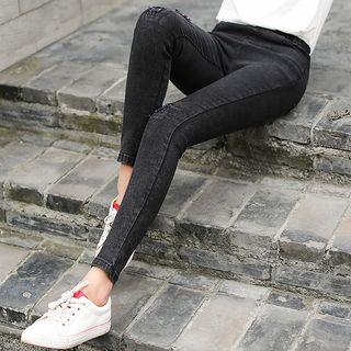 Sequined Skinny Jeans