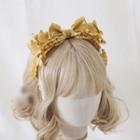 Set : Bow Headband + Crown Hair Clip