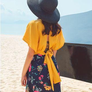 Open-back Bow-back Top