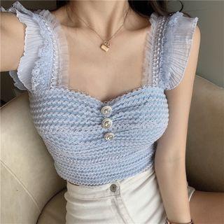 Ruffle Strap Blouse