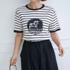 Unicorn Print Stripe T-shirt