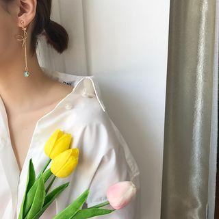 Gemstone Drop Earring