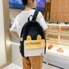 Letter Embroidered Cartoon Backpack