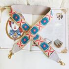 Embroidered Crossbody Bag Strap