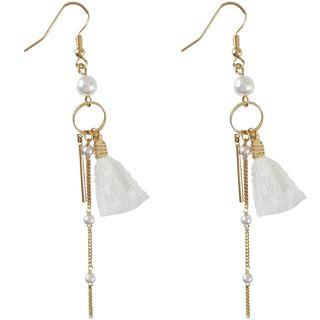 Pearl Lace Fringed Earring
