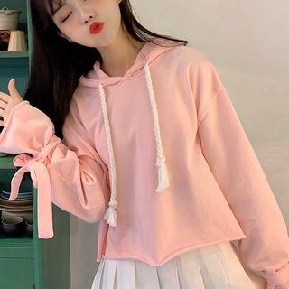 Ribbon Hoodie Pink - One Size