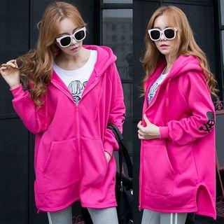 Loose-fit Zip Hooded Jacket