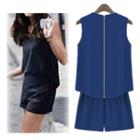 Chiffon Sleeveless Playsuit