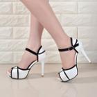 Color Block High Heels