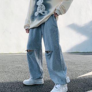 Zip Jogger Jeans