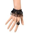 Flower Lace Bracelet With Ring
