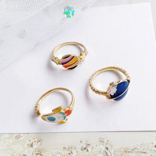 Rocket / Planet Open Ring
