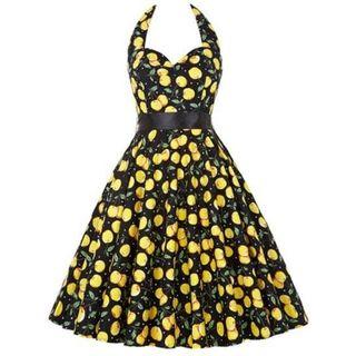 Printed Sleeveless A-line Party Dress