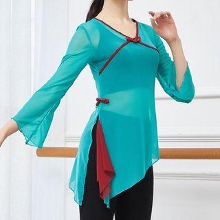 Flared-sleeve Dance Top