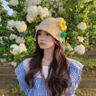 Flower Woven Straw Hat