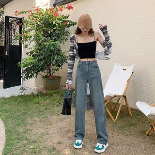 Low Rise Washed Wide Leg Jeans (various Designs)