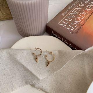 S925 Silver Tapered Earrings  - [925 Silver Needle] A Pair Of Earrings