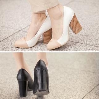Chunky Heel Pumps