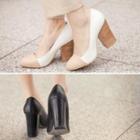 Chunky Heel Pumps