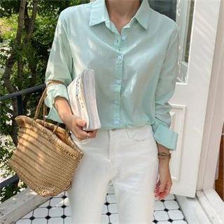Long-sleeve Pastel Shirt