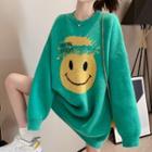 Smile Face Sweater Dress