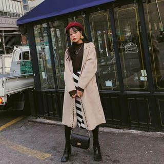 Raw-edge Lightweight Coat One Size