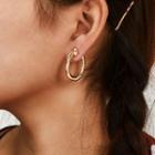 Hoop Clip-on Earring 9004 - 1 Pair - One Size