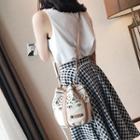 Patterned Bucket Bag