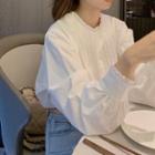 Puff-sleeve Frill Trim Blouse / Camisole Top