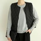 Quilted Zip-up Padded Vest