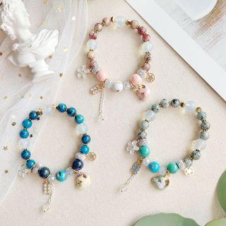 Glaze Cat Bead Bracelet