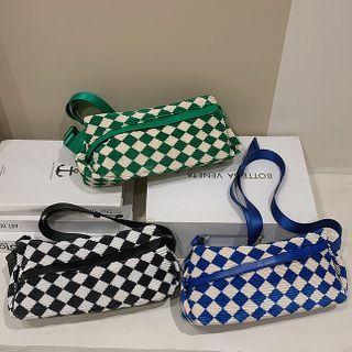 Diamond Pattern Sling Bag
